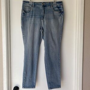 Time and Tru blue straight skinny jean